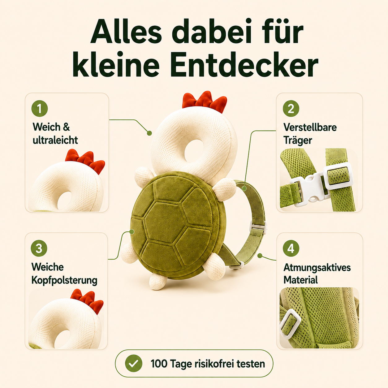 Jundix Baby-Kopfschutz