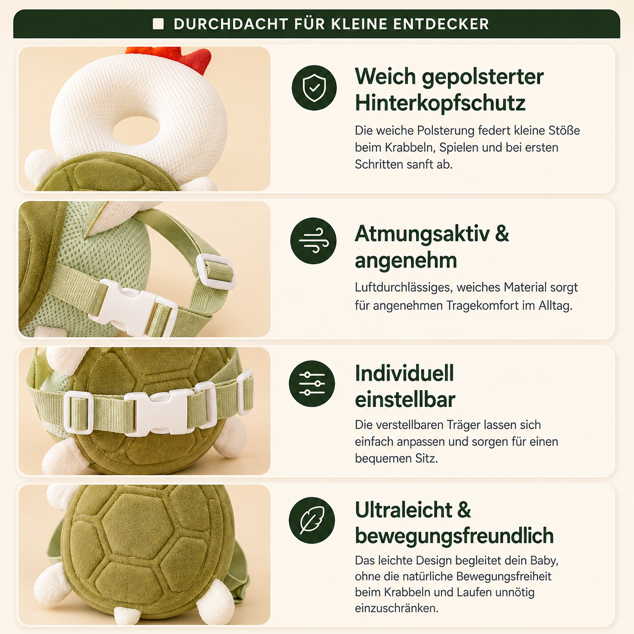 Jundix Baby-Kopfschutz