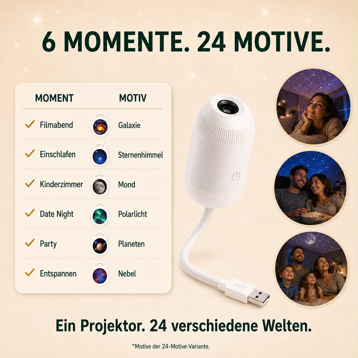 Jundix Traumlicht-Projektor
