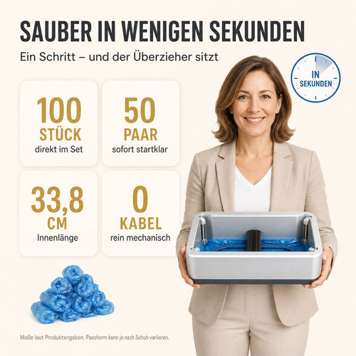 Jundix Automatischer-Schuhüberzieher