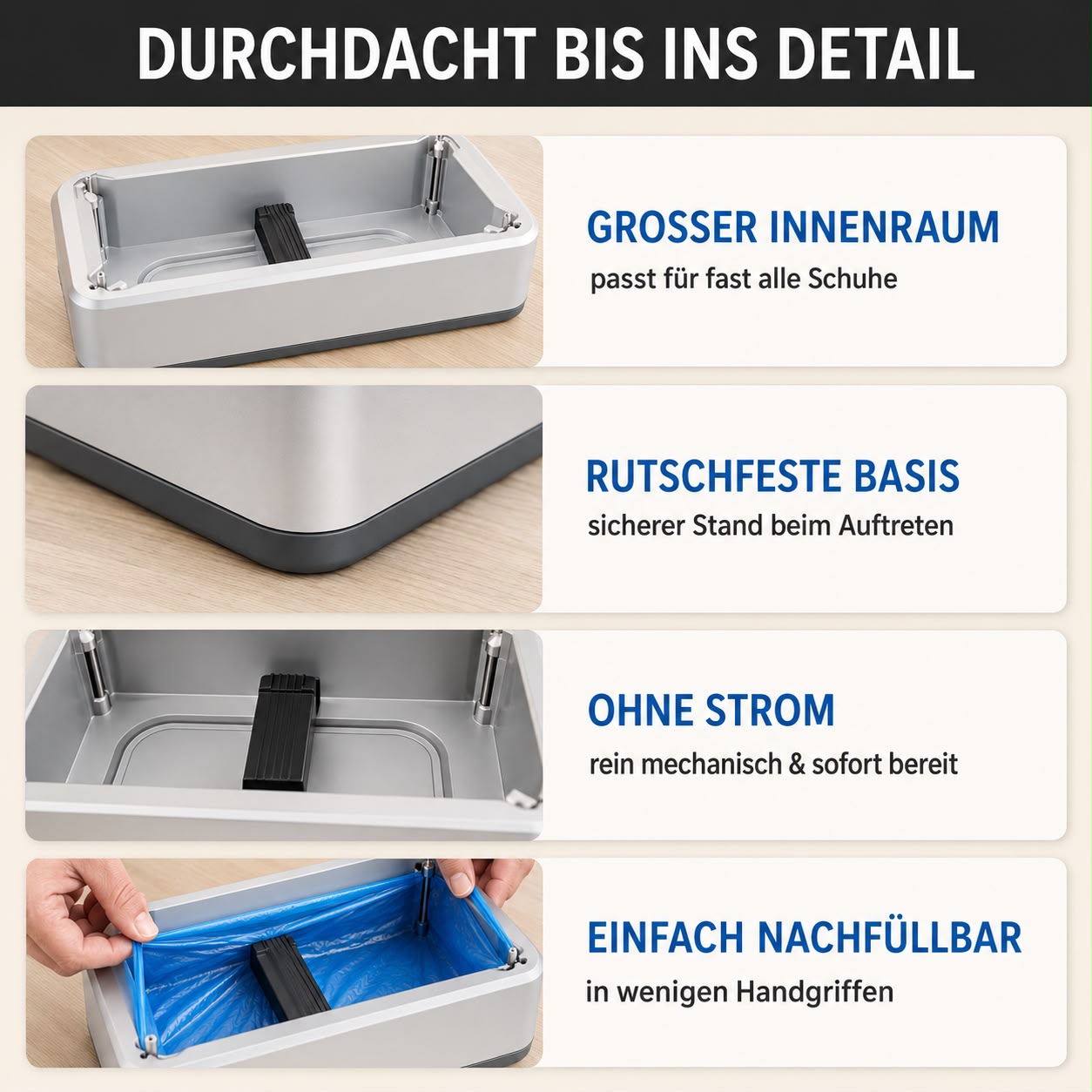 Jundix Automatischer-Schuhüberzieher
