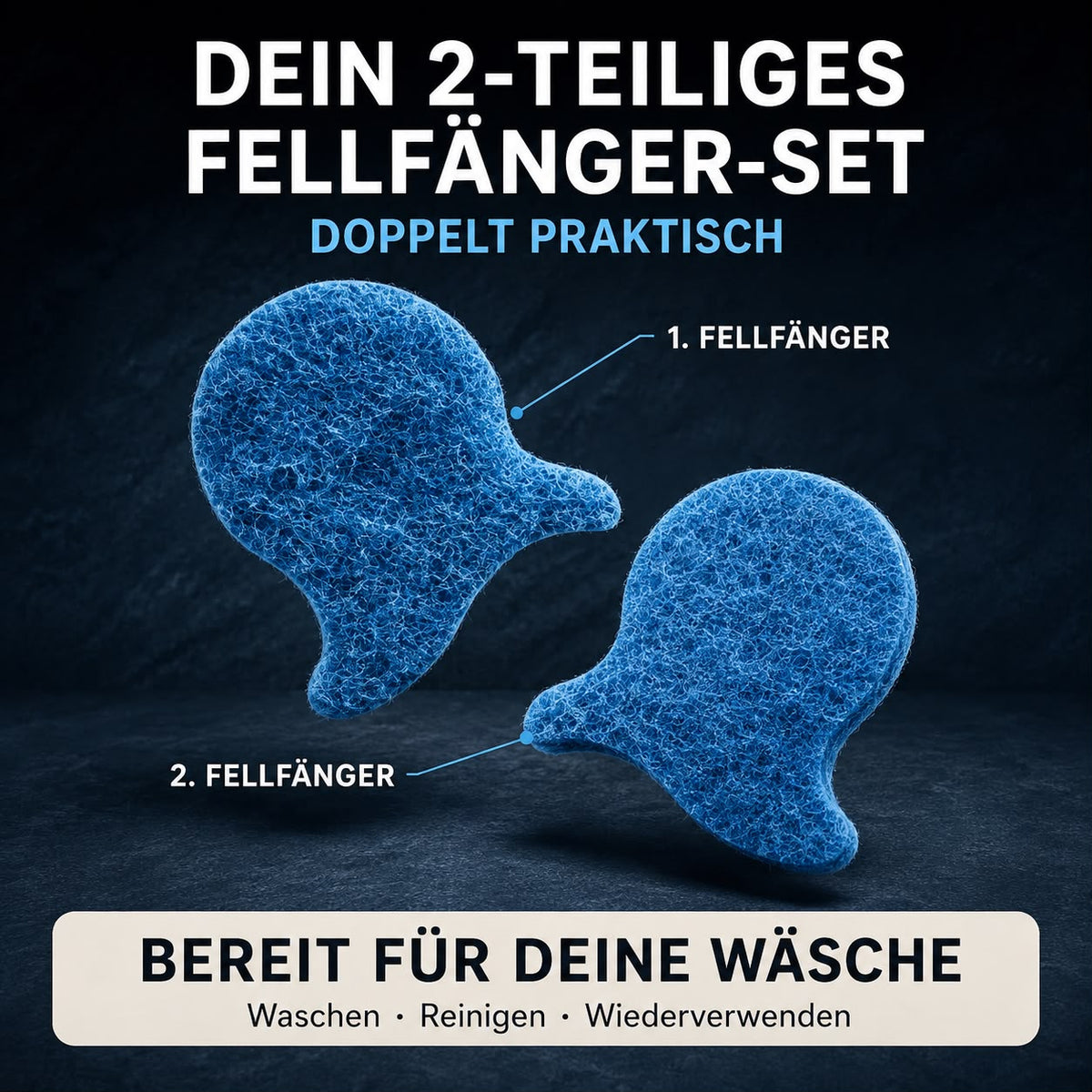 Jundix FellFänger - Tierhaarentferner für die Wäsche
